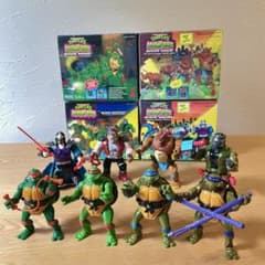 タートルズフィギュア8体セット】プレイメイツ社製 1993年 外箱4つあり