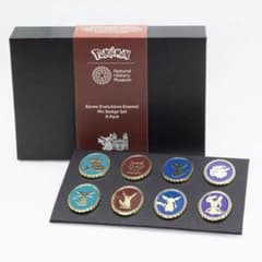 ポケモン イーブイ ピンバッチセット ロンドン自然史博物館 Pokémon