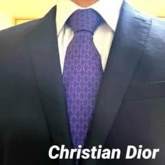 Christian Dior モノグラム ネクタイ 紫 ディオール パープル - メルカリ
