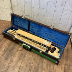 昭和レトロ 琴伝流 大正琴 弦楽器 和楽器 琴 ピック付 ハードケース