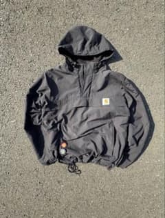 希少】00s ブラック Carhartt アノラックパーカー 値下げ可 - メルカリ