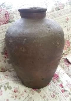 古備前 鎌倉時代 鑑定書つき 古備前 直線文壷 鎌倉時代 鑑定書桂又三郎