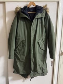 フレッドペリー モッズコート F2607 M ライナー着脱 ファー付き 美品
