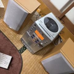 SANYO ミニコンポ テープデッキ搭載 - メルカリ