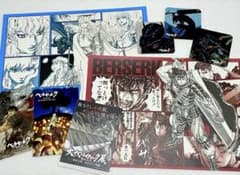 ベルセルクカフェ ランチョンマット ポストカード コースター ガッツ