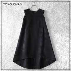 美品 ヨーコチャン フィッシュテール ノースリーブワンピース ウエスト