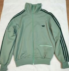 希少 美品 adidas 70s80s ミントグリーン ジャージ デサント製 - メルカリ