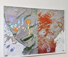 A2アートポスター2枚セット 【The Beginning】 ニトリA2フレーム