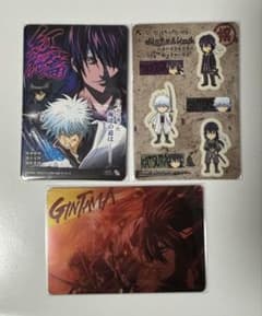 銀魂 カードガム 坂田銀時 桂小太郎 高杉晋助 攘夷志士 - メルカリ