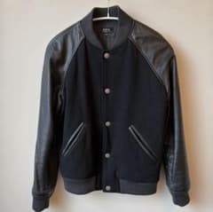 A.P.C ウールメルトンテディジャケットスタジャン - メルカリ