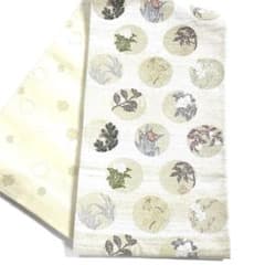 帯6563 ○高級 正絹 片面全通 リバーシブル 袋帯 - メルカリ