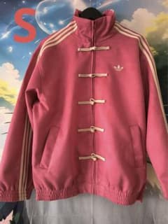 新年限定モデル アディダス 新中式 ジップアップジャケット ローズ