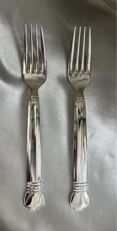 未使用】純銀☆稀少品 ロイヤルコペンハーゲン ストロイエ ディナー