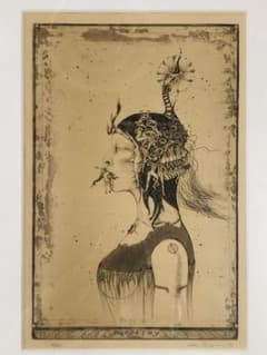 幻の名作❗️多賀新-虚飾 江戸川乱歩の表紙絵の実物特別頒布 - メルカリ