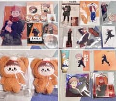 虎杖悠仁 缶バッジ アクリルスタンド 幻影夜行 カフェ 渋谷事変 はぐは