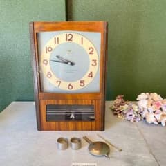 ウ*キ様 ジャンク タカノ ボンボン時計 希少 インテリア 昭和レトロ