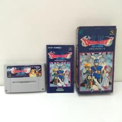 若《JFTXH》スーパーファミコン ドラゴンクエストⅠⅡ 箱説明書付き