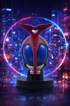 仮面ライダーカブト BIGサイズソフビ マスクディスプレイ-カブト-の