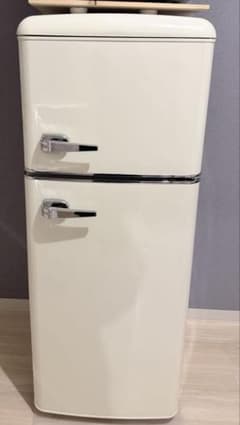 アイリスオーヤマ 2024年製 レトロ冷蔵庫 114L オフホワイト - メルカリ