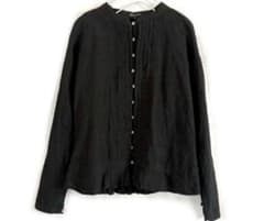 オールドマンズテーラーR&D.M.Co-リネンタックギャザーブラウスシャツ