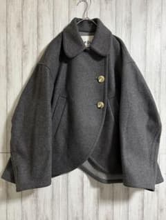 ENFOLD グレーウールショートコートジャケット - メルカリ