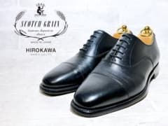 美品】スコッチグレイン ストレートチップ ビジネスシューズ 25EEEcm
