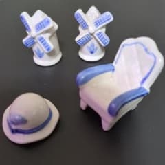 陶器の置物 4点セット - メルカリ