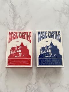 未開封/希少】マジックキャッスル トランプ 赤と青 2個セット - メルカリ