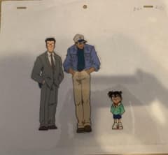 も*し様 【名シーン】名探偵コナン セル画 坂田刑事＆服部平次＆コナン