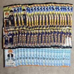 ハイキュー セリア クリアカードコレクション 3種 合計60パック - メルカリ