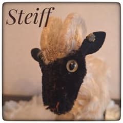 Heideschaf Snuchi 黒山羊 スヌッチ】ヴィンテージ シュタイフ - メルカリ