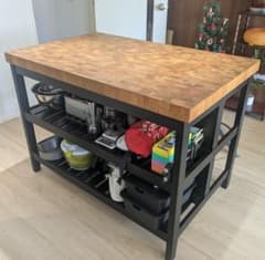 1月19日まで* IKEA VADHOLMA ヴァドホルマ アイランドキッチン - メルカリ