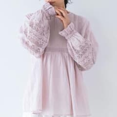 サマンサモスモス kazumixSamansa Mos2 袖レース前後着ブラウス - メルカリ