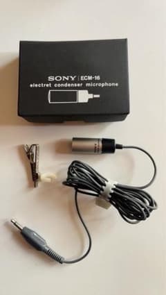 SONY ECM-16 エレクトレットコンデンサーマイクロフォン - メルカリ