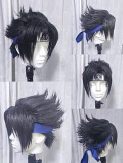 NARUTO うちはサスケ コスプレ衣装 ウィッグ - メルカリ