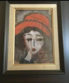 □東急百貨店吉祥寺店購入 『織田廣喜』 油彩SM号 鑑定あり - メルカリ