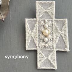 ②109 ミナペルホネン ブローチアクセサリー ハンドメイド - メルカリ