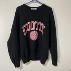 Cootie Productions カレッジロゴスウェット M 黒 細美武士 - メルカリ