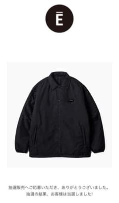 ENNOY PADDED NYLON COACH JACKET 黒S - メルカリ