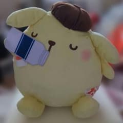 ポムポムプリン 昭和レトロな銭湯BIGぬいぐるみ - メルカリ