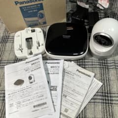 訳あり通電確認済み】Panasonic 屋内スイングカメラキット 首振り機能