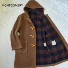 美品 モンゴメリー ダッフルコート カシミヤ混 チベット サイズL相当