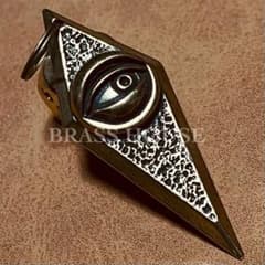 F5 ×10 真鍮製 フリーメイソン プロビデンスの目 全能の目