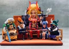 ワンピース ワーコレ 特殊台座おまけ 百獣海賊団 飛び六胞 6体セット