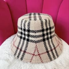 Burberry ロンドン ノバ チェック柄 ウール バケットハット - メルカリ