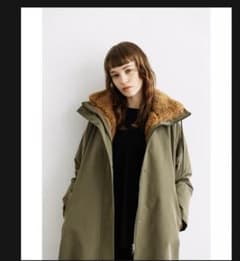 撥水】エコファーライナー付きコート WCJ 若槻千夏 モッズコート 完売