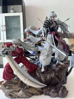 犬夜叉 殺生丸 闘牙王 父と子 フィギュア ガレージキット - メルカリ