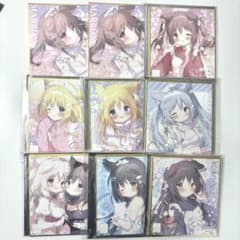 しらたま しらたまこ ミニ色紙 コミケ 個展 特典 あまいろショコラータ