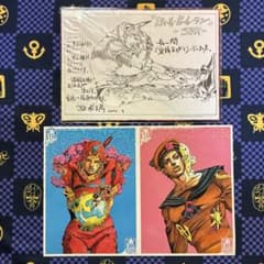 ジョジョ 7部 SBR 完走記念メッセージペーパー＆ビッグポスター