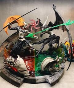 BLEACH 黒崎一護VSウルキオラ ガレージキット ガレキ スタチュー①